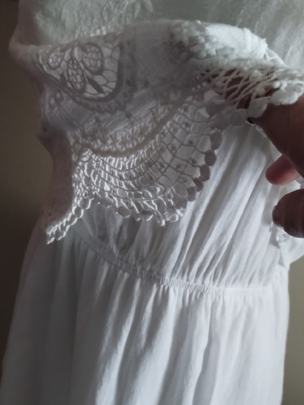 Lace Overlay Sundress M - Picture 3 of 5